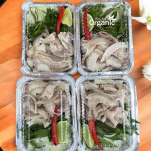 Thịt đầu bóp - Lòng heo chấm ruốc
