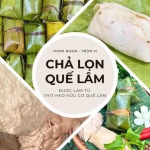 Chả lọn thịt heo hữu cơ